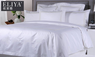 Хлопок профессионального листа постельных принадлежностей крышки постельного белья роскошной гостиницы установленный белый