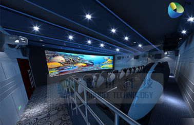 Театр кино HD 5D с стулами движения для влияний пузыря/освещения/тумана снежка