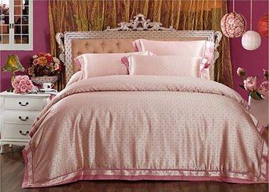 Pillowcase пинка лоскутного одеяла постельных бель современных постельных принадлежностей Tencel роскошный Silk