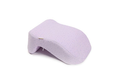 Подушка шеи ворсины нормального размера подушки пены памяти сна малая в пурпуре