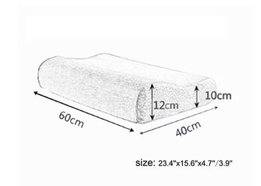 × 11cm × 35cm подушки 55cm пены памяти Visco полной величины холодное эластичное
