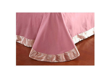 Pillowcase пинка лоскутного одеяла постельных бель современных постельных принадлежностей Tencel роскошный Silk
